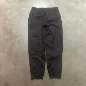 Vintage adidas men's black spell out logo lined baggy track pants 90s M